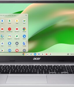 Acer Chromebook 315 Laptop, Celeron N4500, 15.6" Full HD IPS Display, 4GB LPDDR4X, 64GB eMMC, Wi-Fi 6, DTS Audio, USB Type-C, Chrome OS, CB315-4H-C8XU, Silver